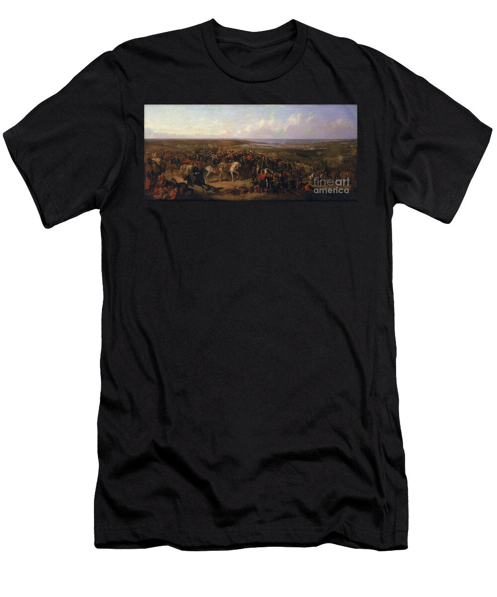 The Allied Generals with the Officers of Staff Before Sebastopol 1855 Thomas Jones Barker T-Shirt