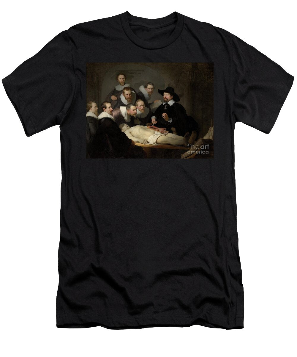 The Anatomy Lesson of Dr Nicolaes Tulp 1632 Oil on Canvas Rembrandt Harmensz Van Rijn T-Shirt