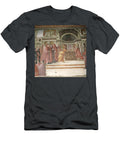 The Angel Appearing to St Zacharias in the Temple 1485 90 Davide Ghirlandaio T-Shirt