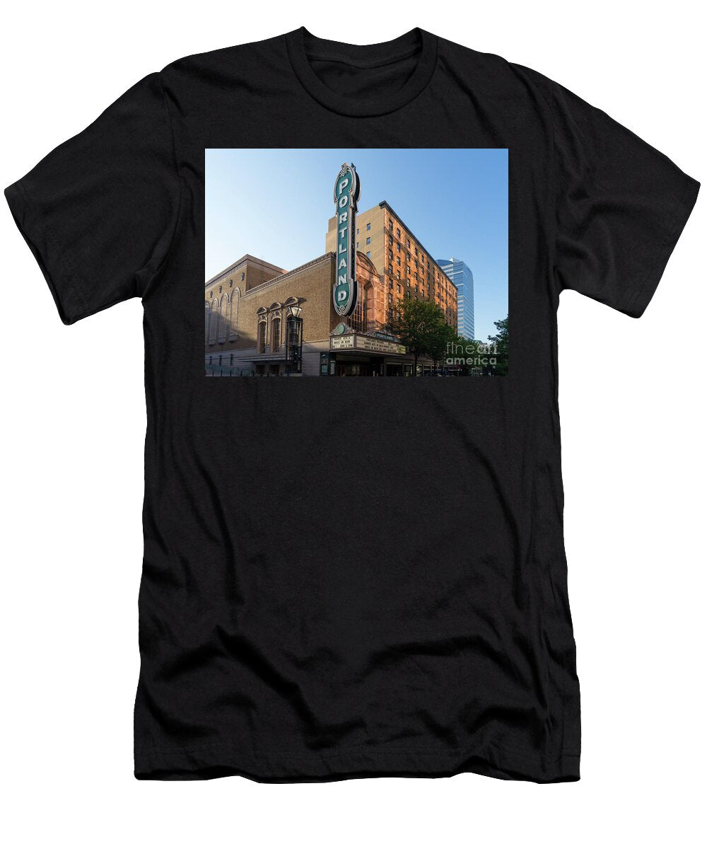 The Arlene Schnitzer Concert Hall Aka Portland Publix Theater Aka Paramount Theatre Dsc6404 Wingsdomain Art and Photography T-Shirt