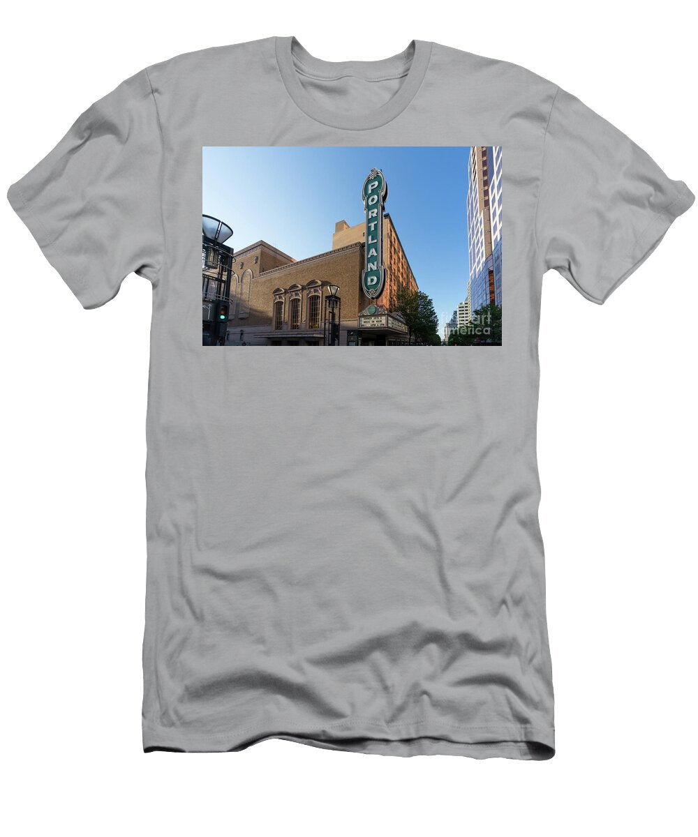 The Arlene Schnitzer Concert Hall Aka Portland Publix Theater Aka Paramount Theatre Dsc6405 Wingsdomain Art and Photography T-Shirt