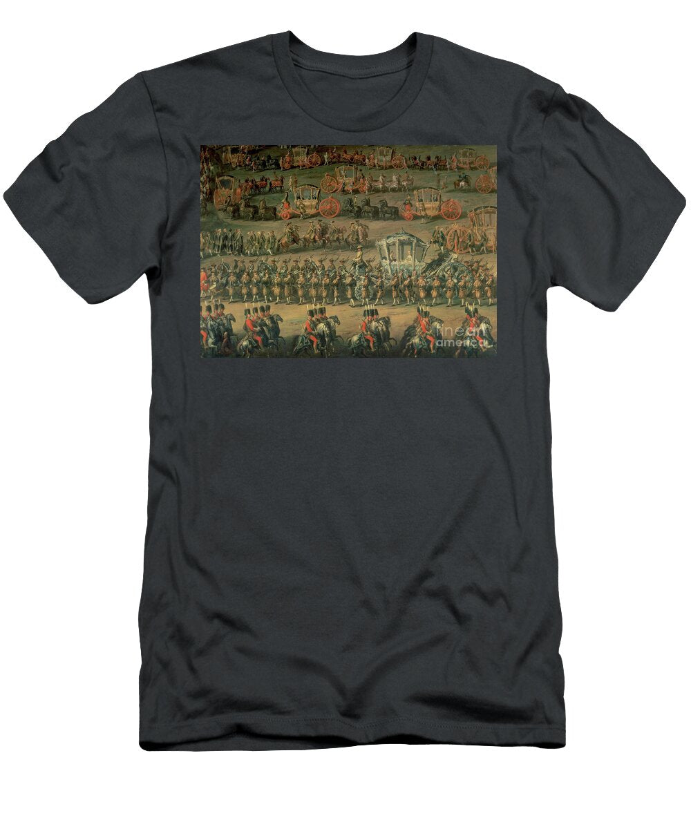 The Arrival of Isabella of Parma on the Occasion of Her Wedding to Joseph Ii Martin Ii Mytens or Meytens T-Shirt