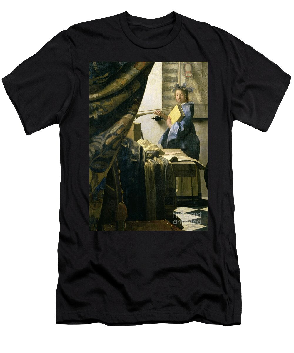 The Artists Studio C1665 6 Jan Vermeer T-Shirt