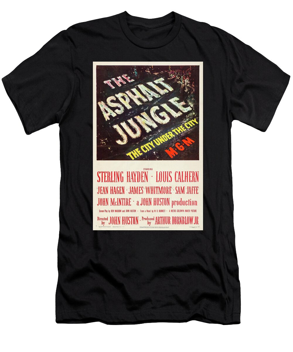 The Asphalt Jungle Movie Poster Esoterica Art Agency T-Shirt
