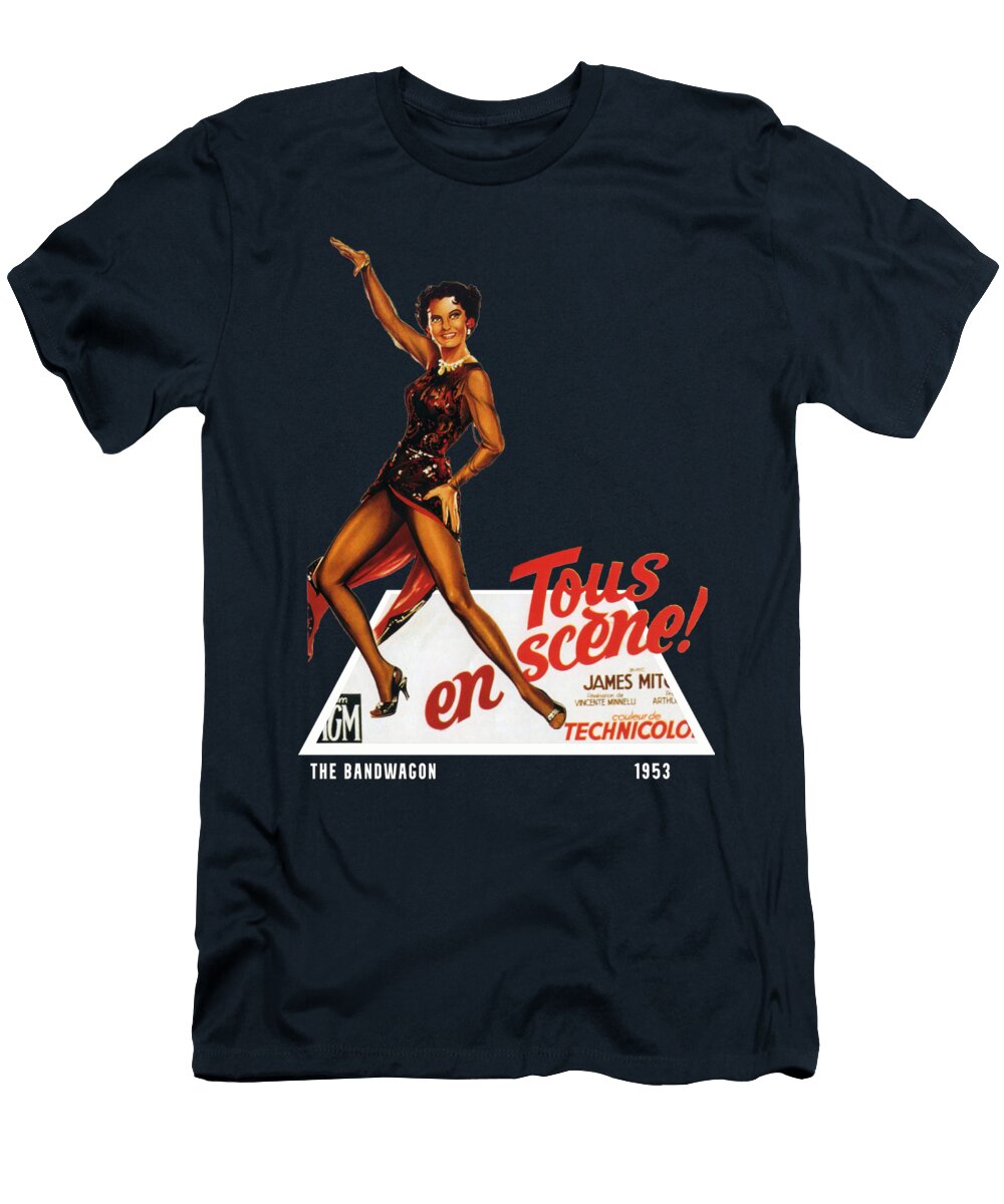 The Bandwagon 1953 3d Movie Poster Stars on Art T-Shirt