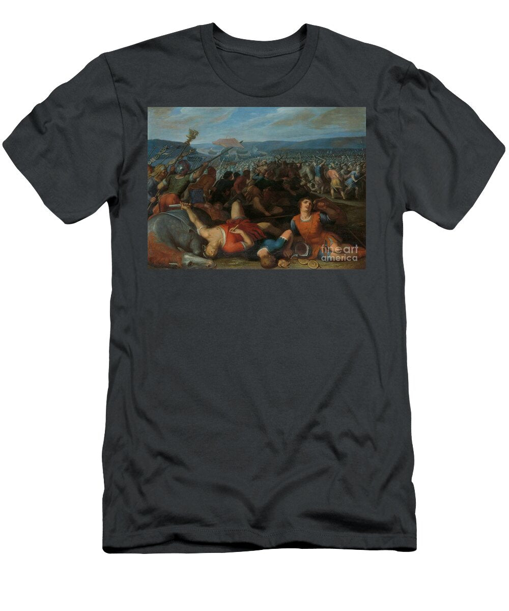The Batavians Defeating the Romans on the Rhine 1600 13 Otto Van Veen T-Shirt
