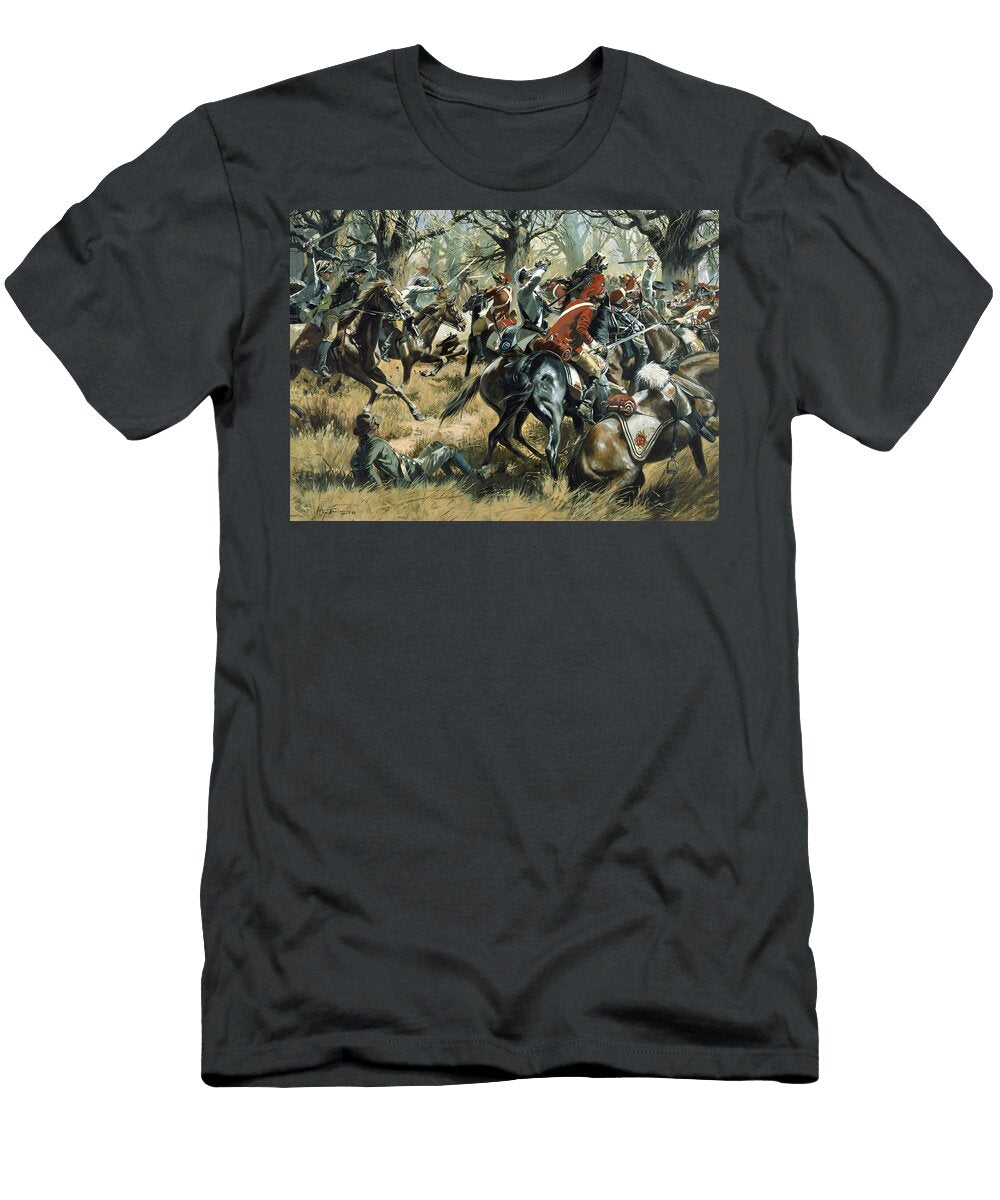 The Battle of Cowpens Revolutionary War National Guard Don Troiani T-Shirt