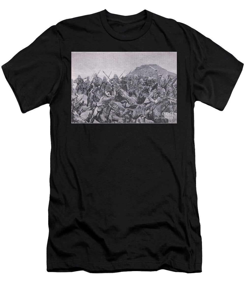 The Battle of Elandslaagte the Cavalry Charge Richard Caton Ii Woodville T-Shirt