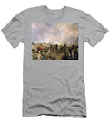 The Battle of Guadalete the Escape of the Goths From the Command of King Roderic in the Presence of the Muslim Cavalry Salvador Martinez Cubells T-Shirt