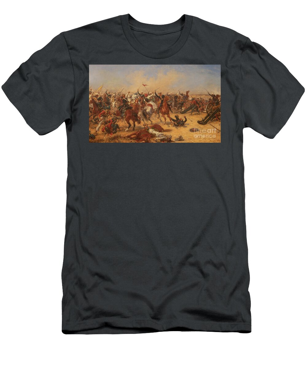 The Battle of Moodkee 18th December 1845 C1890 Ernest Crofts T-Shirt