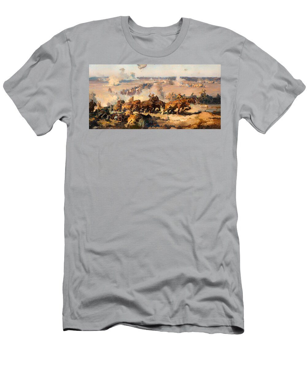 The Battle of Vitters Brettoneux 1918 Septimus Power T-Shirt