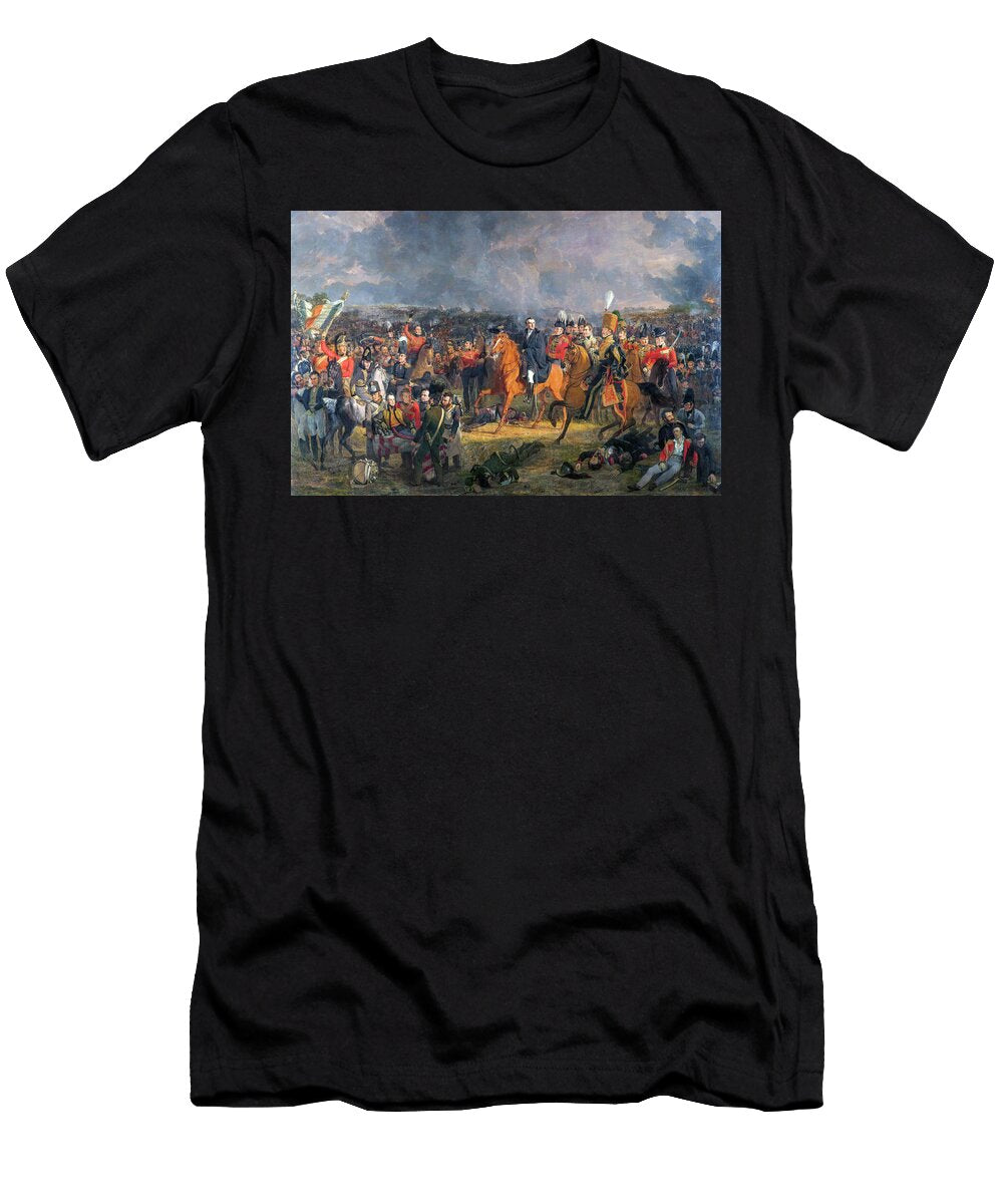 The Battle of Waterloo By Jan Willem Pieneman 1824 Jan Willem Pieneman T-Shirt