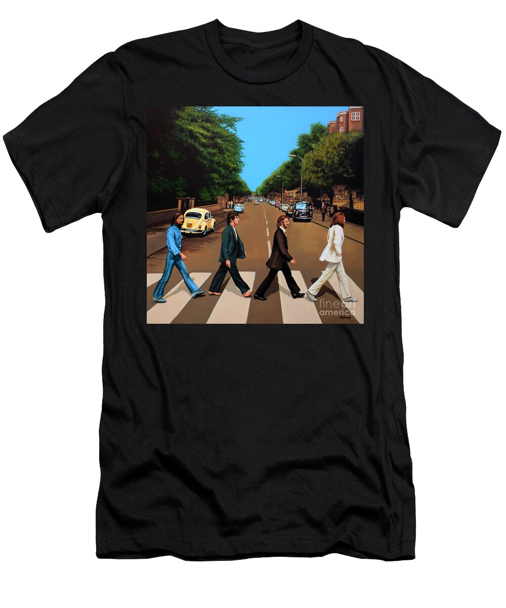 The Beatles Abbey Road Paul Meijering T-Shirt
