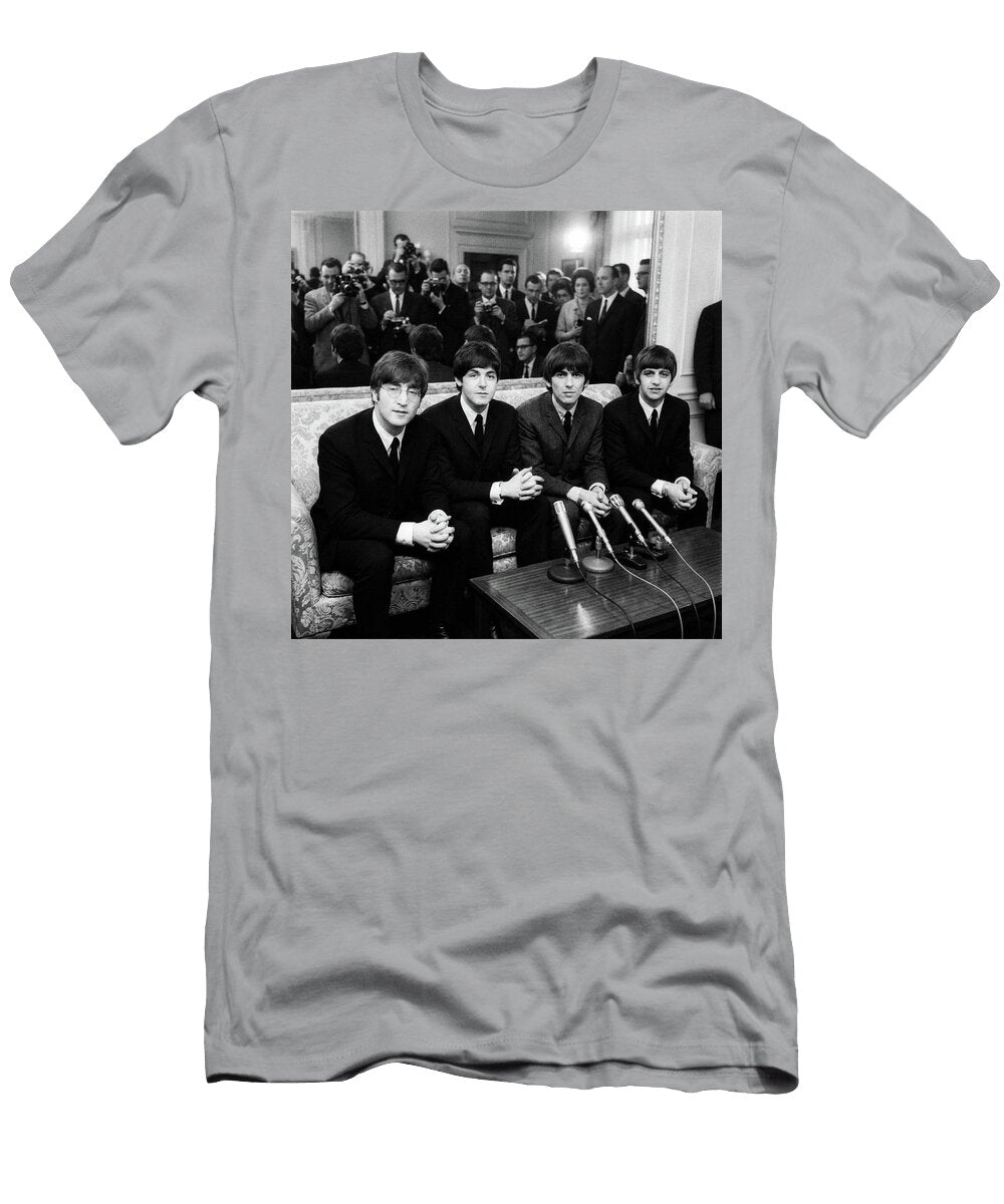 The Beatles At a Press Conference Esoterica Art Agency T-Shirt