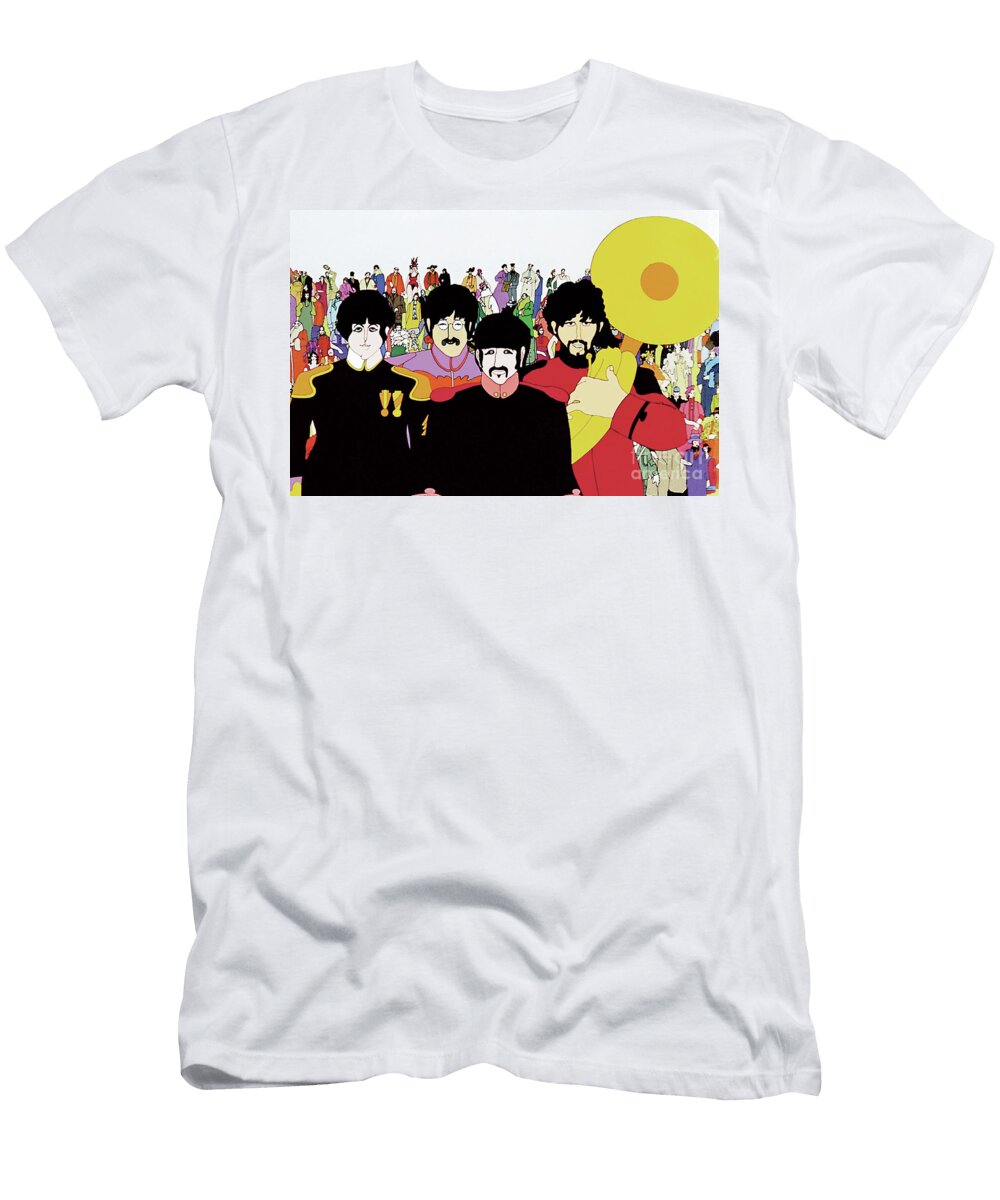 The Beatles in Pepperland Antonios Valamontes T-Shirt