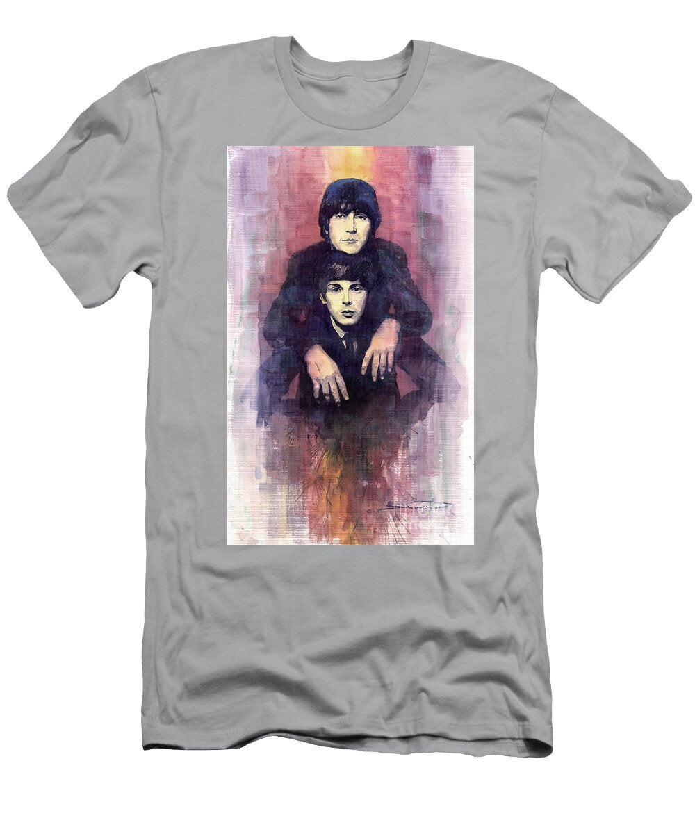 The Beatles John Lennon and Paul Mccartney Yuriy Shevchuk T-Shirt