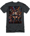 The Beatles Live Abstract Portrait Art of Music Icons Iconic Musicians Legend Paint Sampadart Gallery T-Shirt