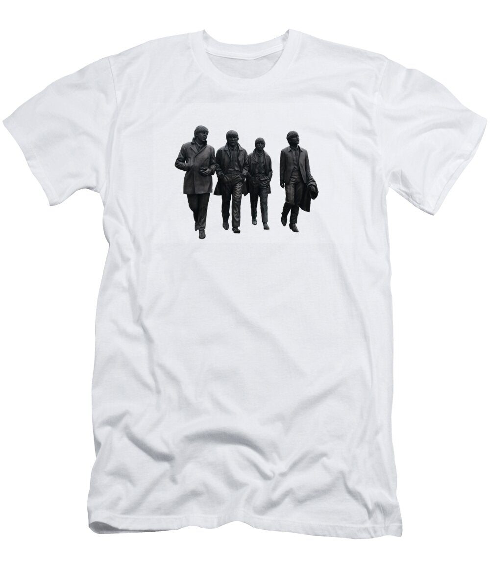 The Beatles on White Movie Poster Prints T-Shirt