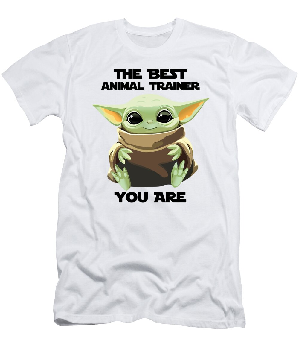 The Best Animal Trainer You Are Cute Baby Alien Funny Gift for Coworker Present Gag Office Joke Sci Fi Fan Funnygiftscreation T-Shirt