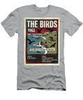 The Birds 1963 Minimal Movie Poster Retro Film Poster Vintage 1963 Sampadart Gallery T-Shirt