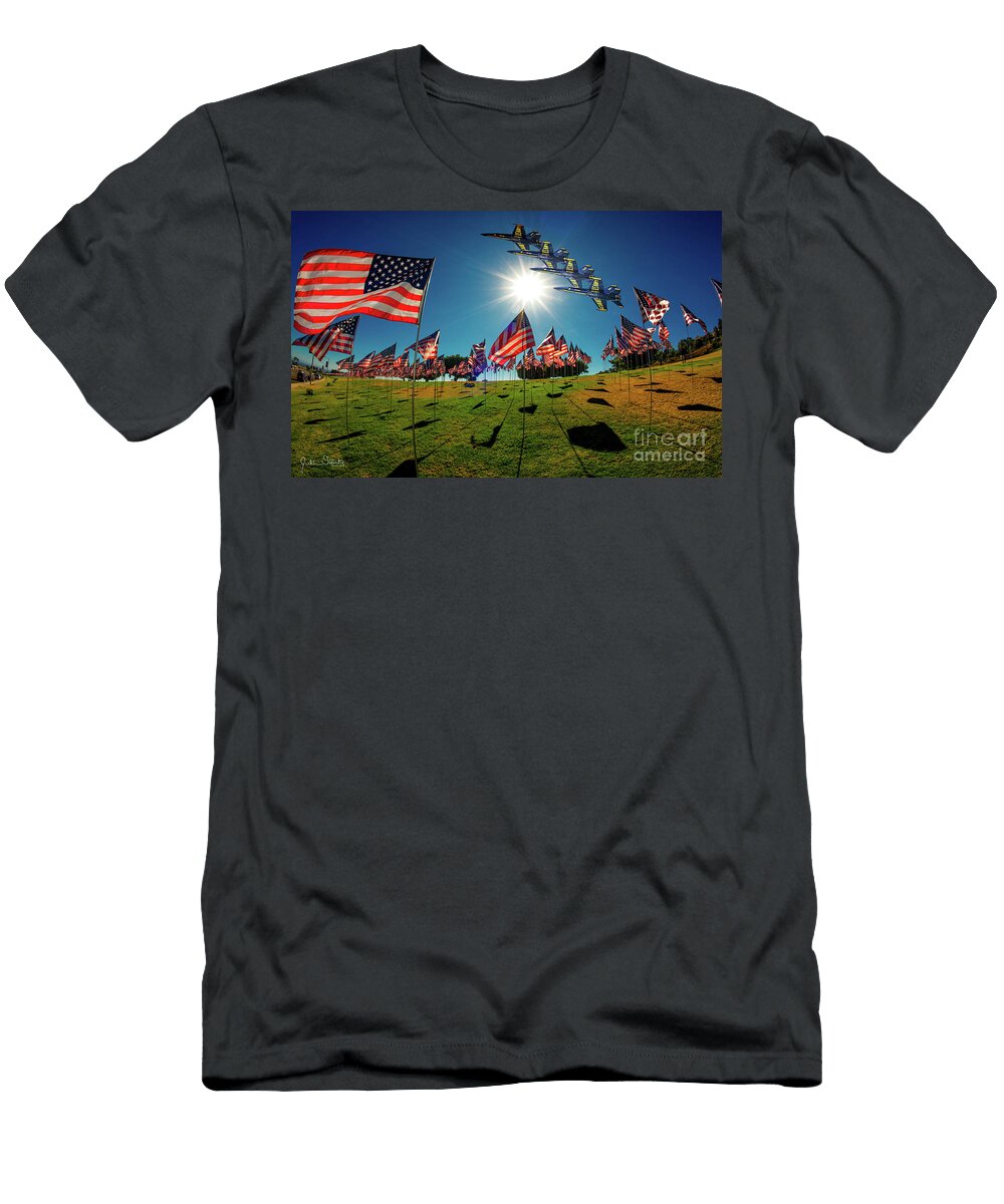 The Blue Angels and Flags Flags and Planes T-Shirt
