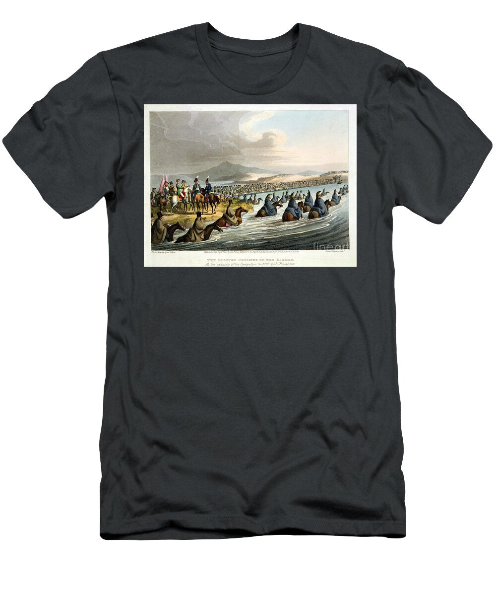 The Boasted Crossing of the Niemen At the Opening of the Campaign in 1812 By N Bonaparte English School T-Shirt