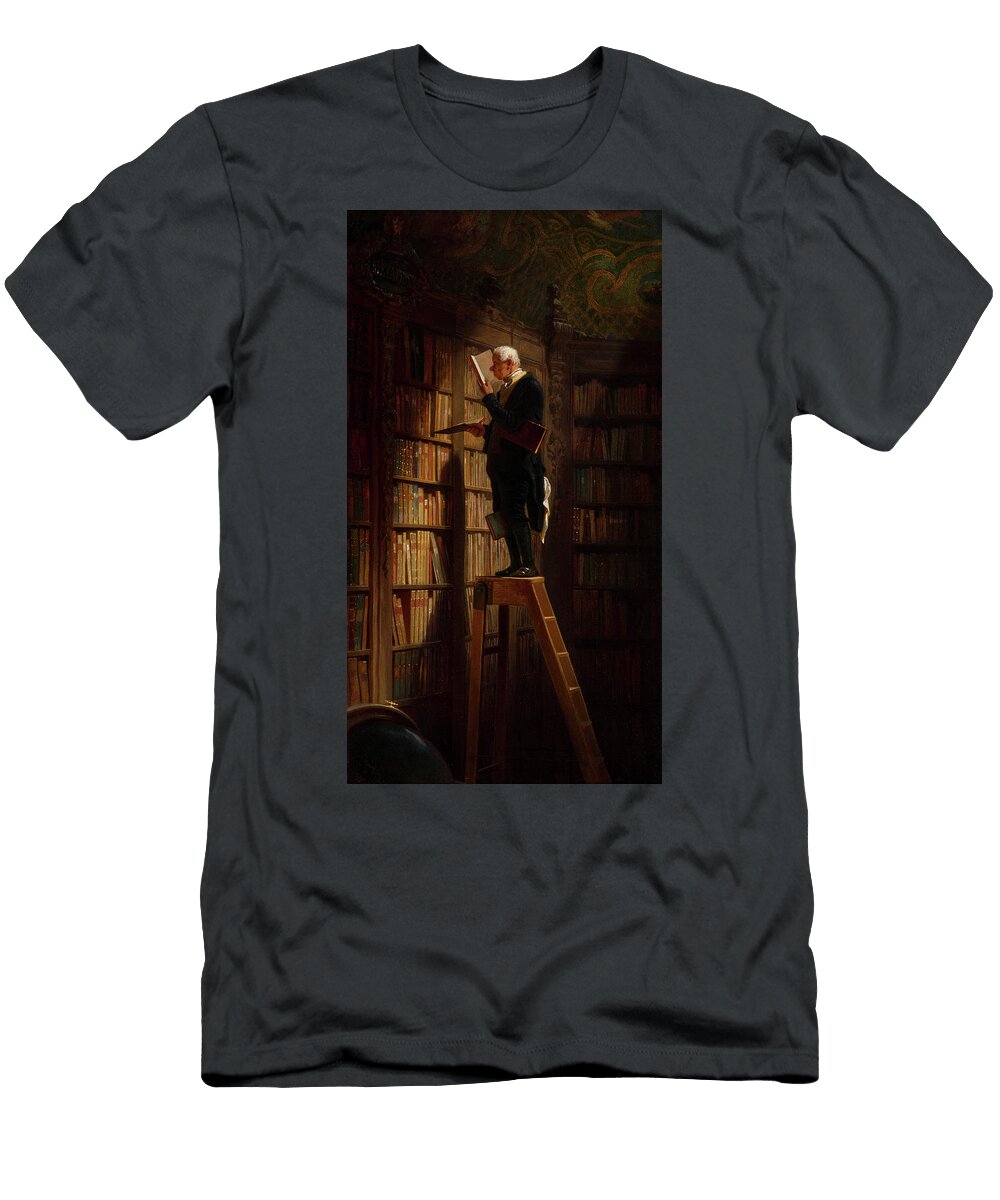 The Bookworm 1850 Carl Spitzweg T-Shirt
