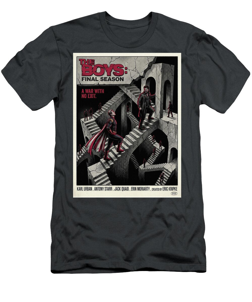The Boys Final Season Minimal Movie Poster Retro Film Poster Vintage 2026 Sampadart Gallery T-Shirt