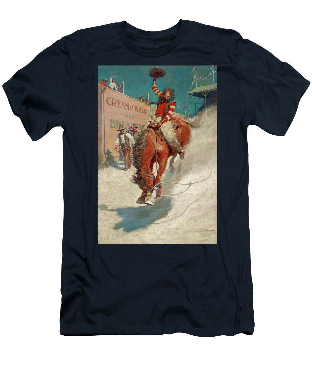 The Bronco Buster Newell Convers Wyeth T-Shirt