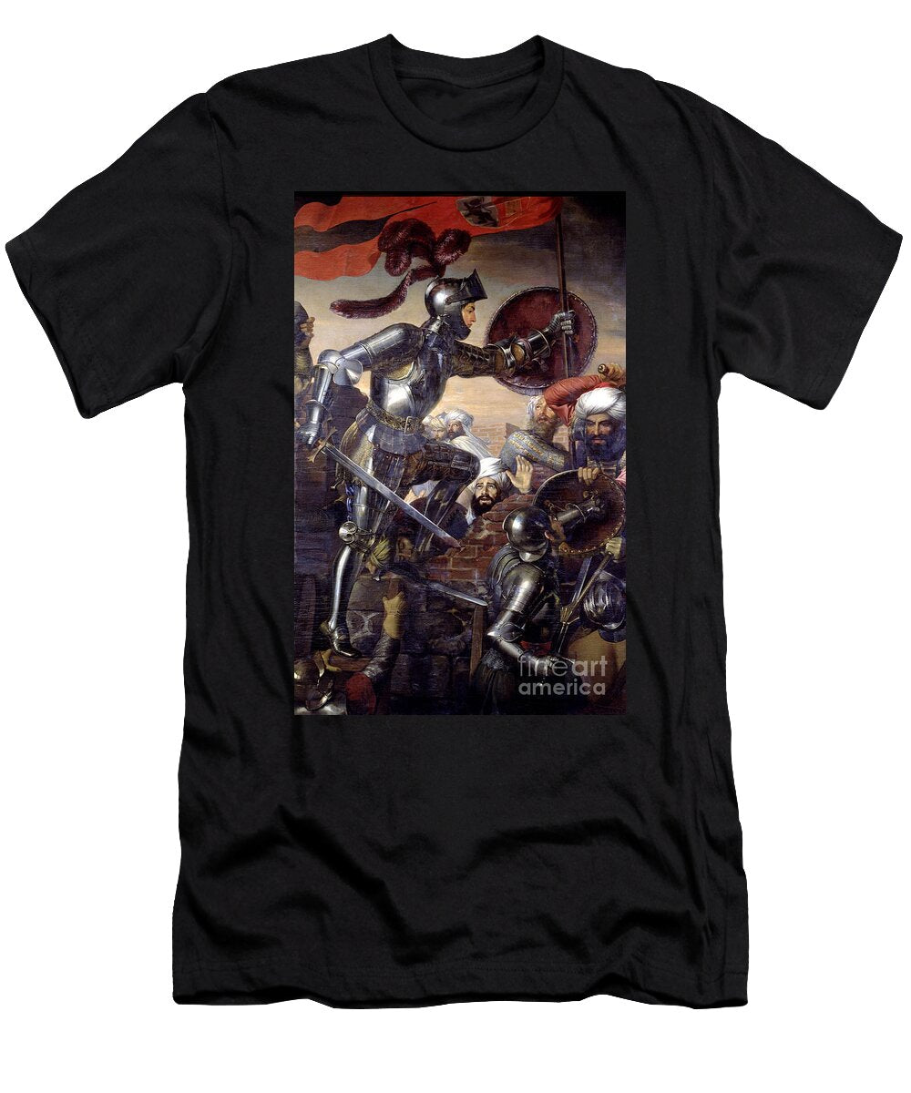 The Capture of the Fortress of Montefro By Gonzalo Fernndez De Crdoba 1838 Jose De Madrazo T-Shirt
