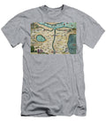 The Carte Du Tendre a Map of an Imaginary Country 1656 French School T-Shirt