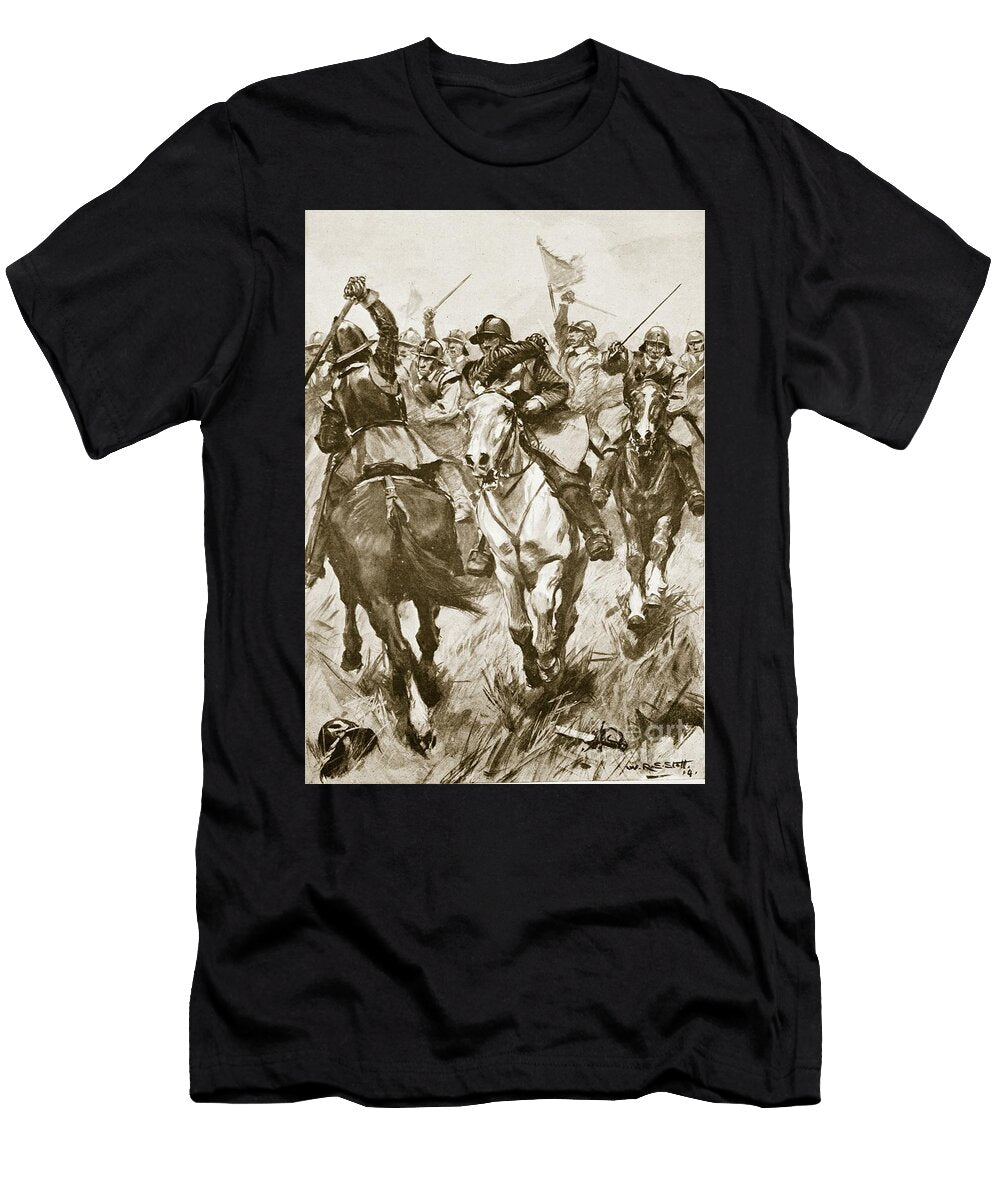 The Cavalry Conflict At Dunbar September 3rd 1650 Wrs Stott T-Shirt
