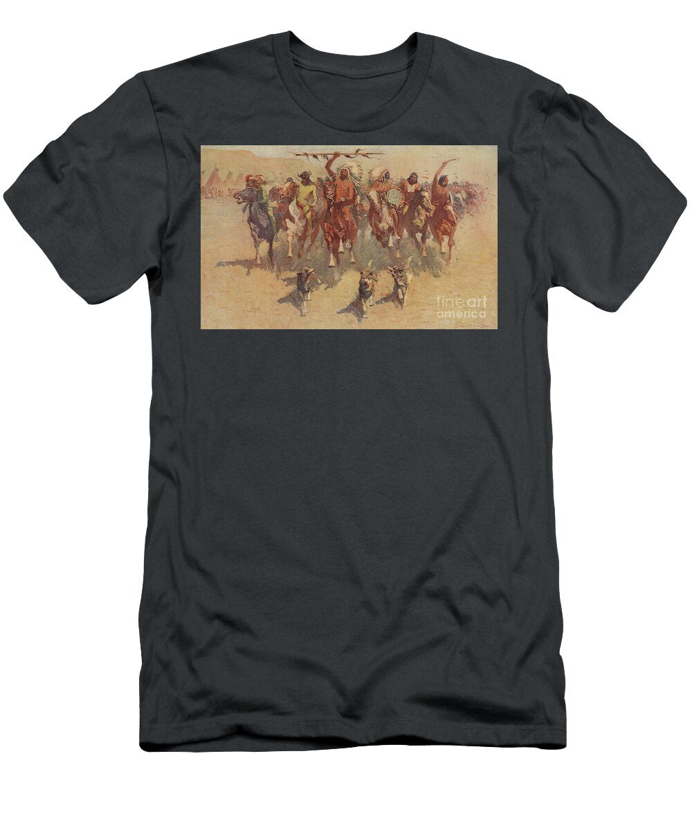The Ceremony of the Scalps Frederic Remington T-Shirt