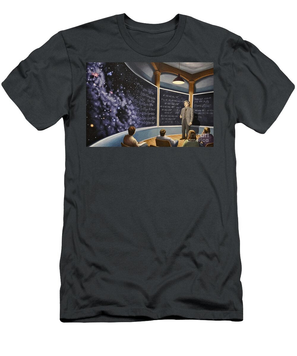 The Chalkboard Universe Rob Gonsalves T-Shirt