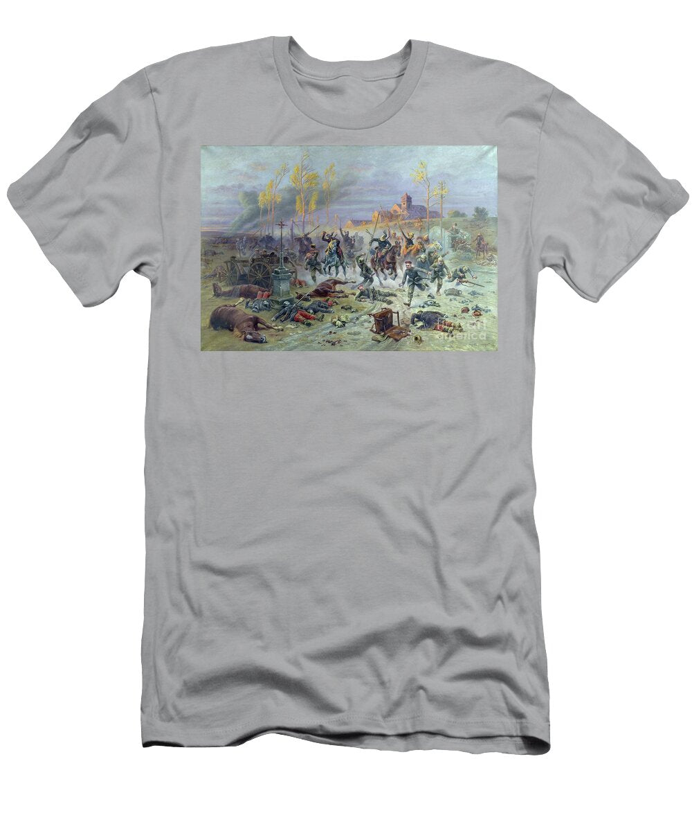 The Charge of French Soldiers At the Battle of the Marne 8th or 9th September 1914 1915 Eugene Chaperon T-Shirt