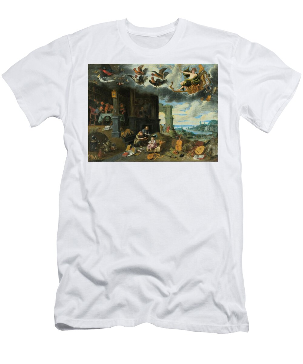 The Children of the Planet Mercury 1645 Digital Remastered Jan Brueghel the Younger T-Shirt