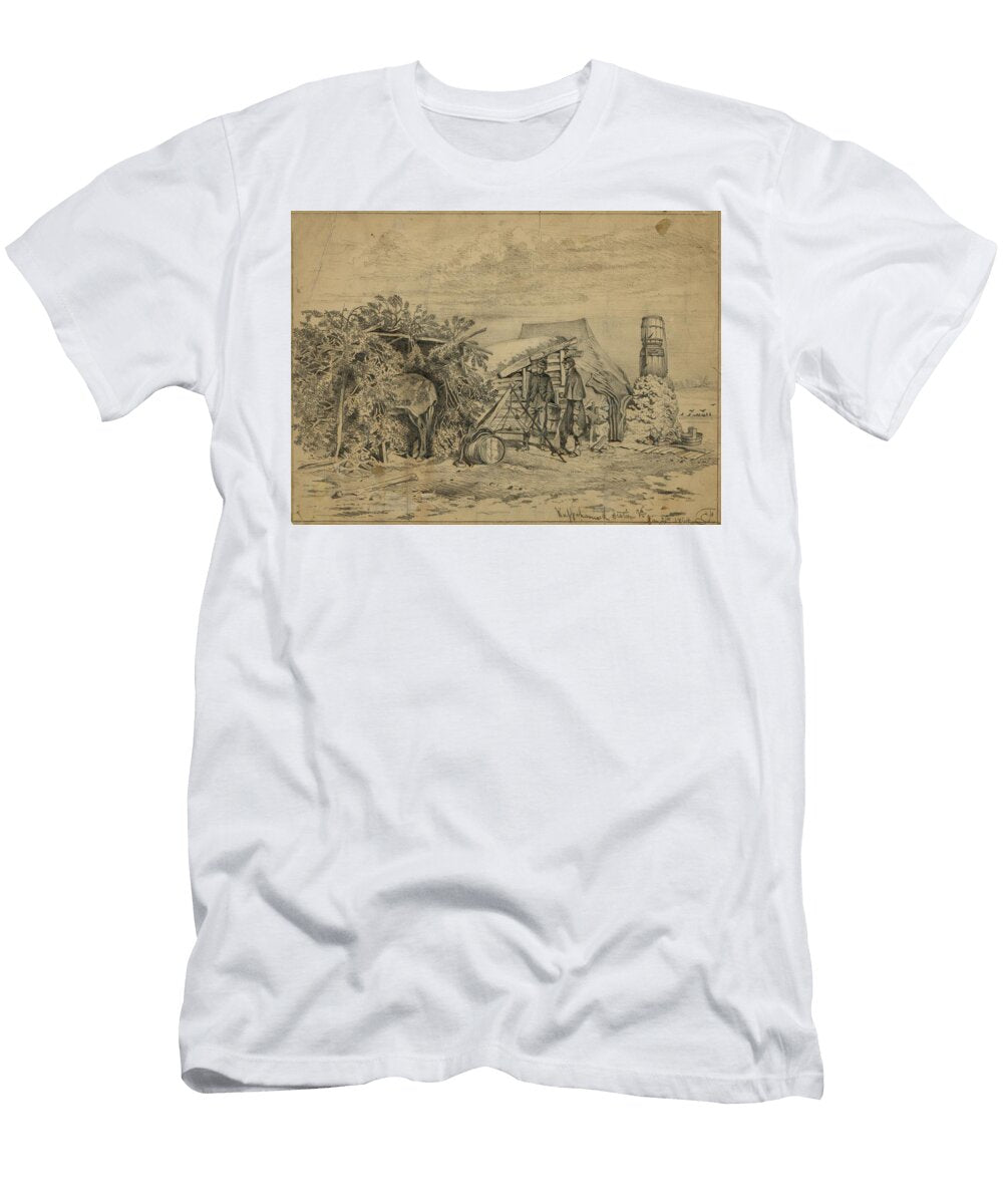 The Commissary Sergeants Quartersweighing Salt Horse Edwin Forbes T-Shirt