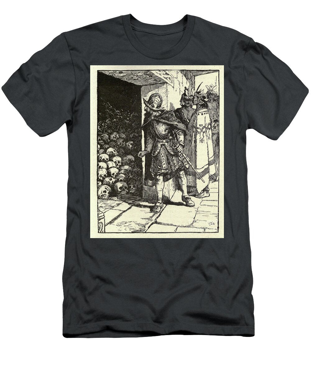 The Conquest of Montezumas Empire G2 Historic Illustrations T-Shirt
