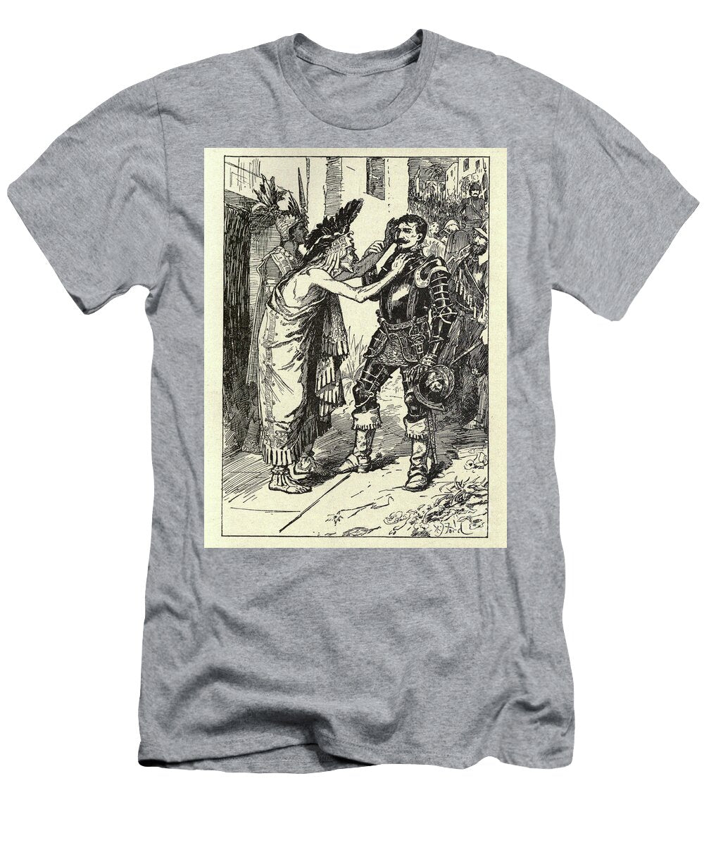 The Conquest of Montezumas Empire G3 Historic Illustrations T-Shirt