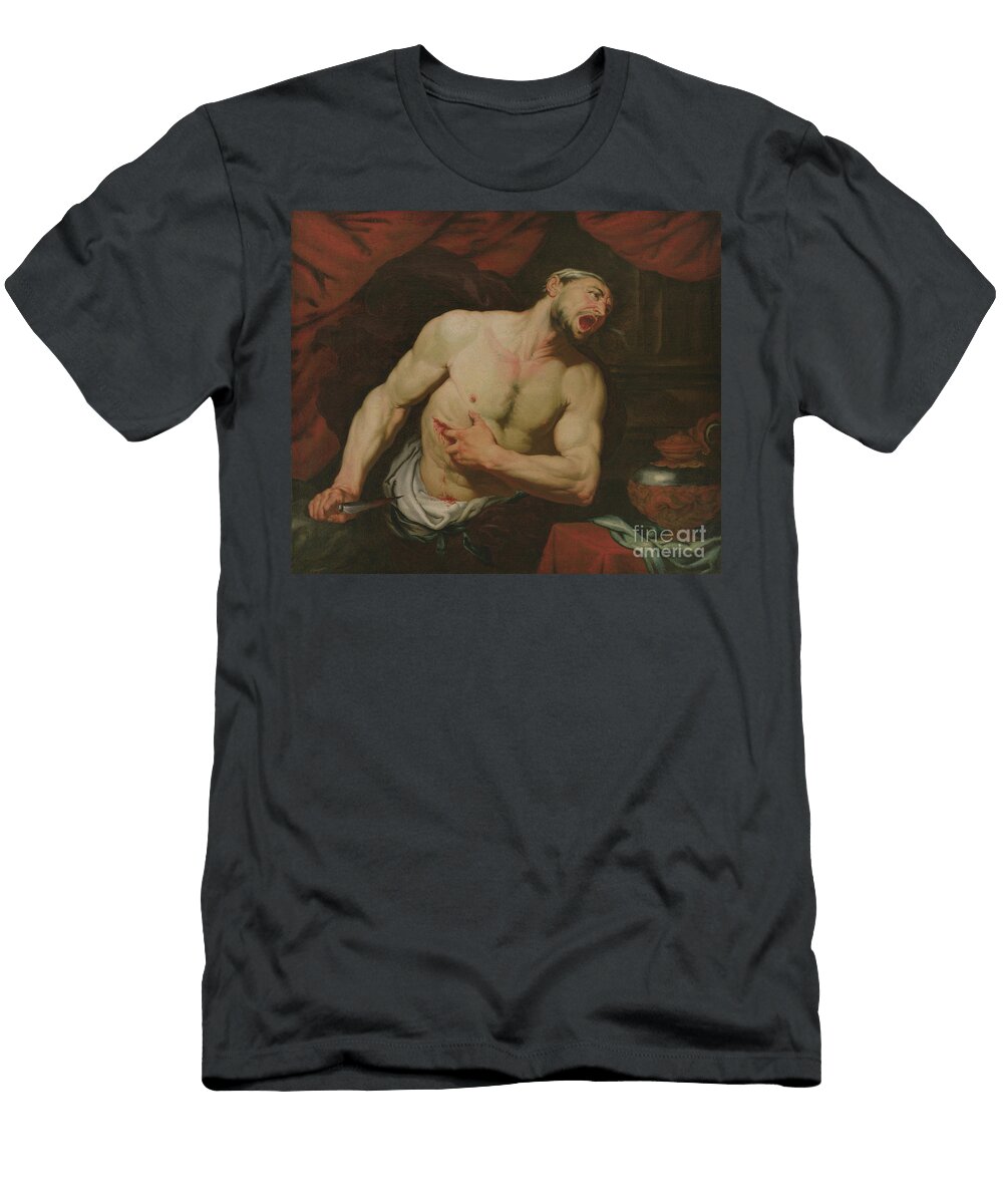 The Death of Cato of Utica Giambattista Langetti T-Shirt
