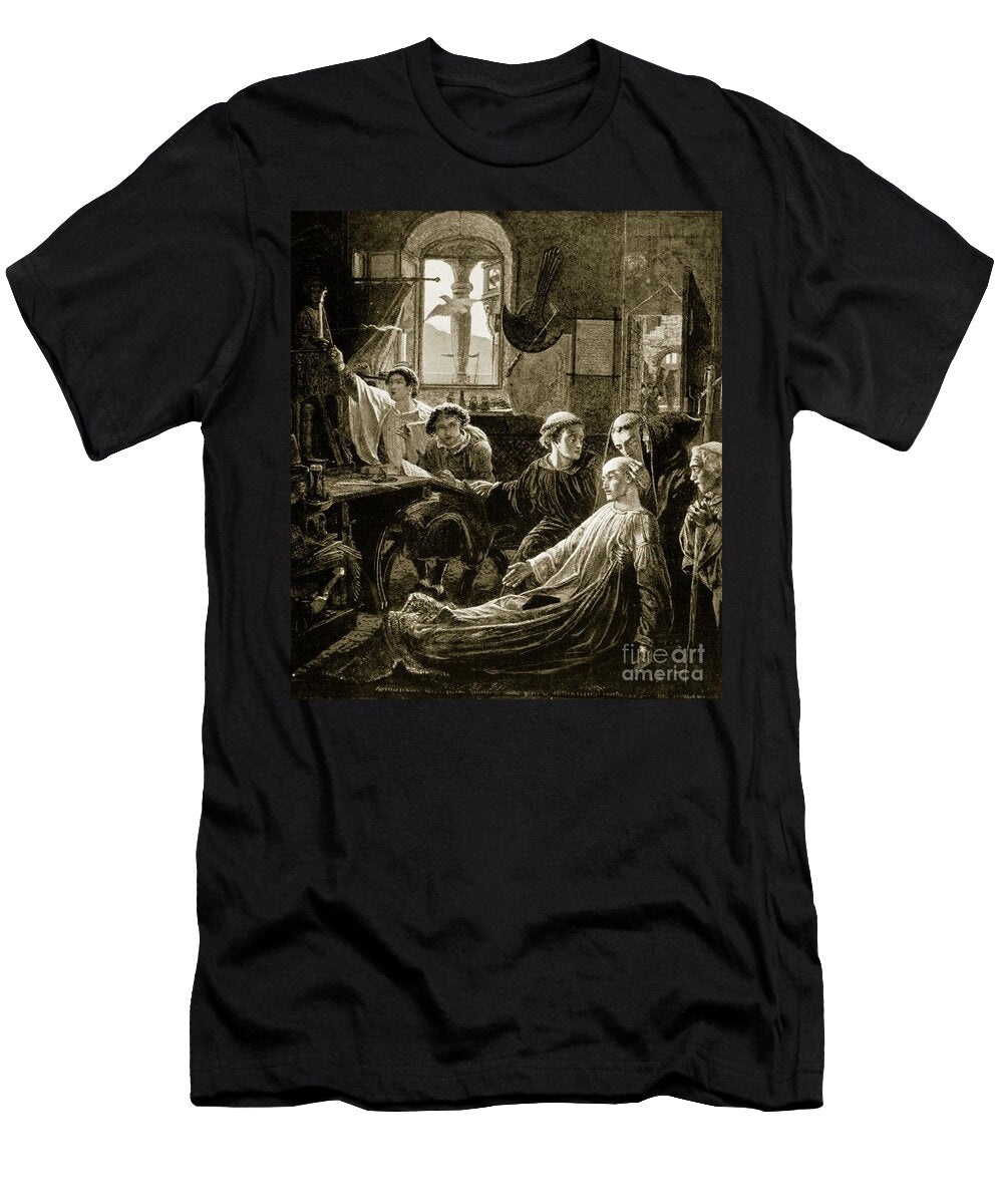 The Death of the Venerable Bede 735 W Bell Scott T-Shirt