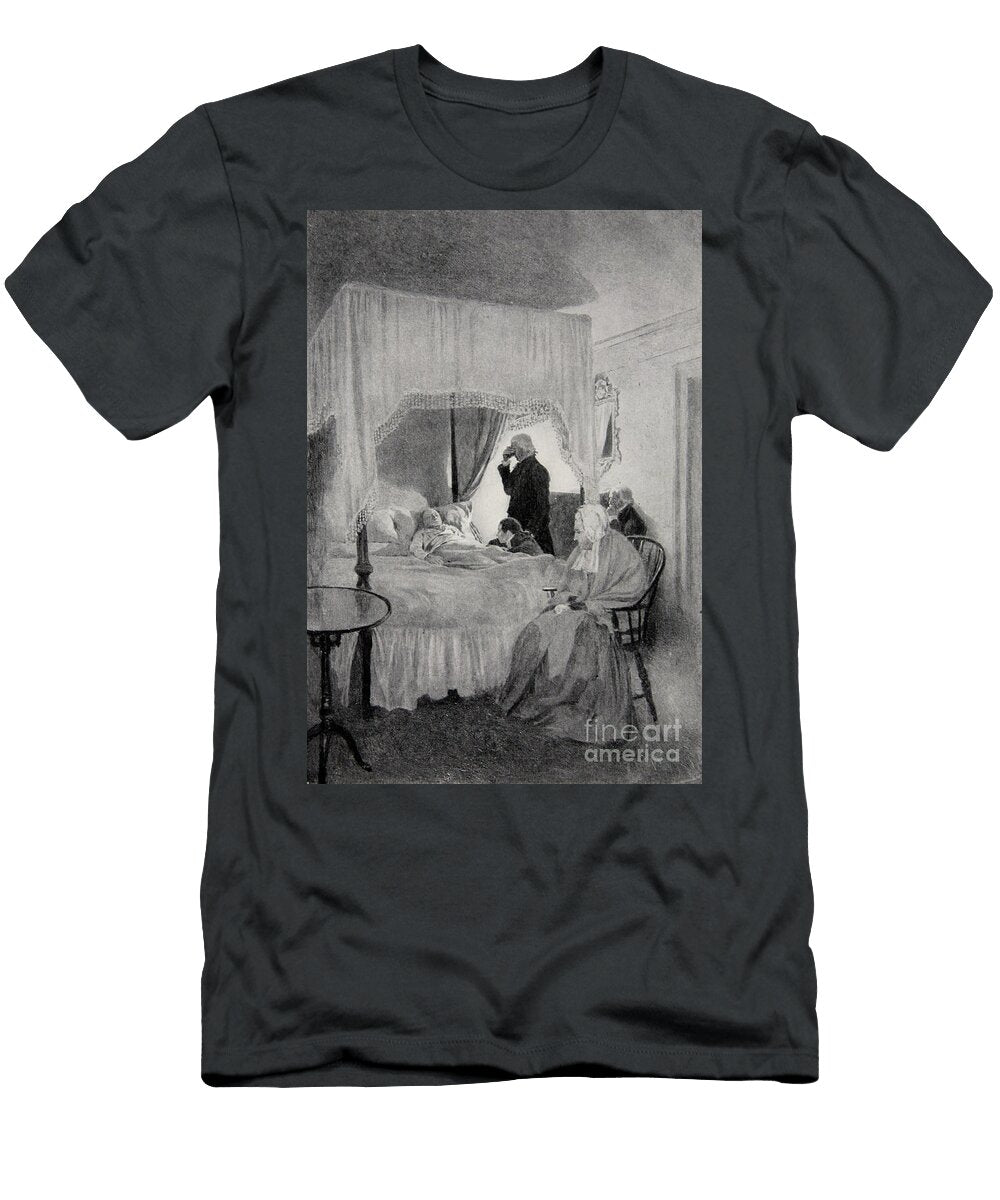 The Death of Washington At Mount Vernon 14th December 1799 Howard Pyle T-Shirt