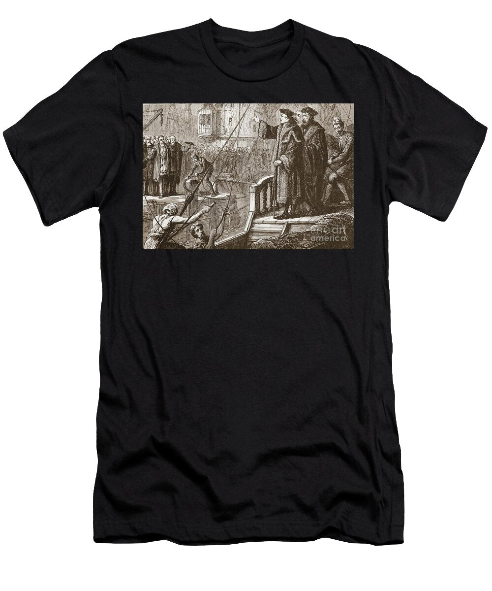 The Departure of Erasmus From Basle English School T-Shirt