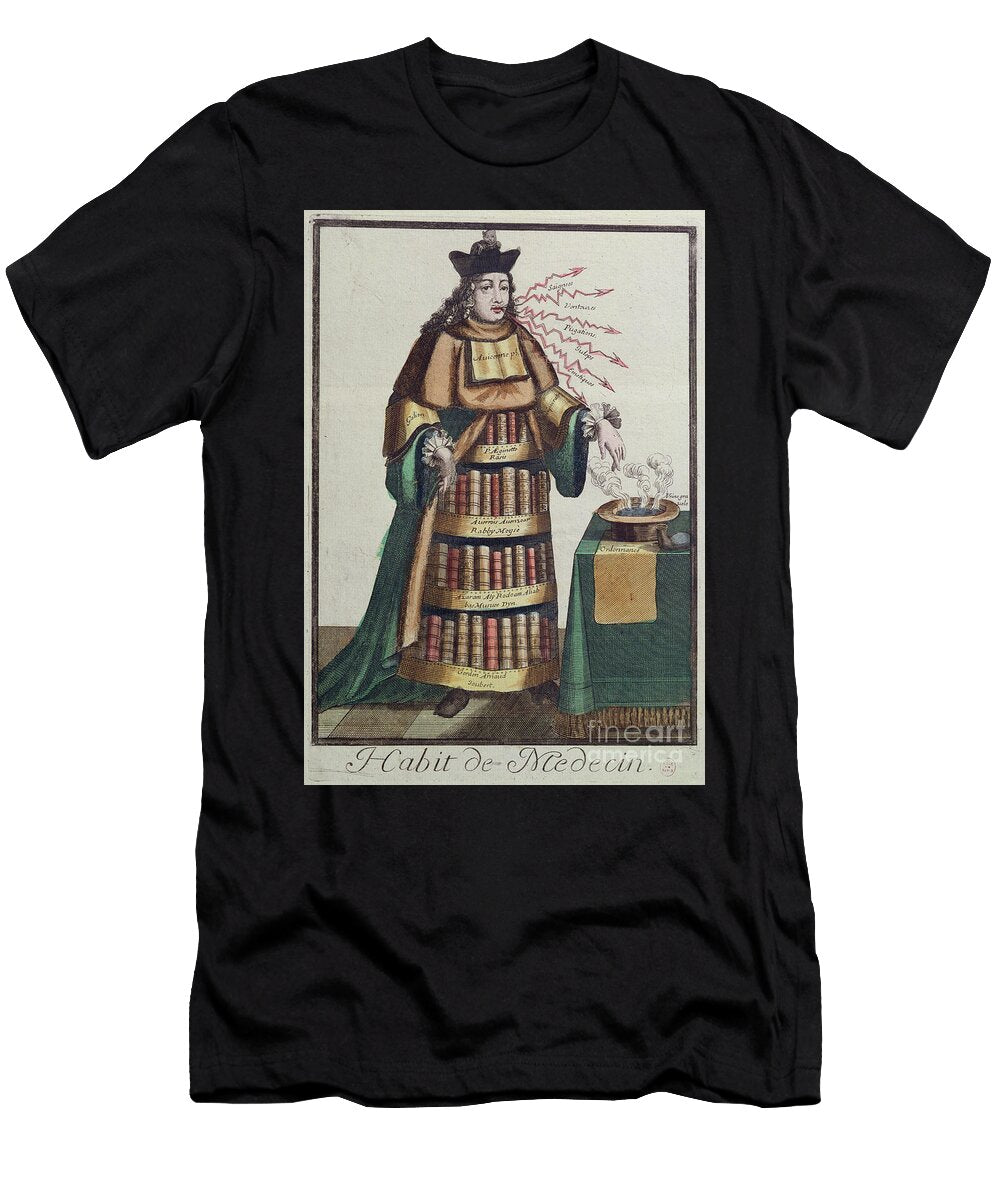 The Doctor an Allegorical Costume Design After an Image Engraved By One of the Larmessin Family French School T-Shirt