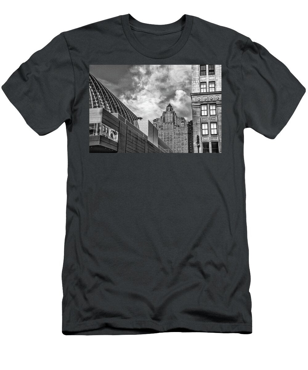 The Drake From Spruce Street Philadelphia in Black and White Bill Cannon T-Shirt