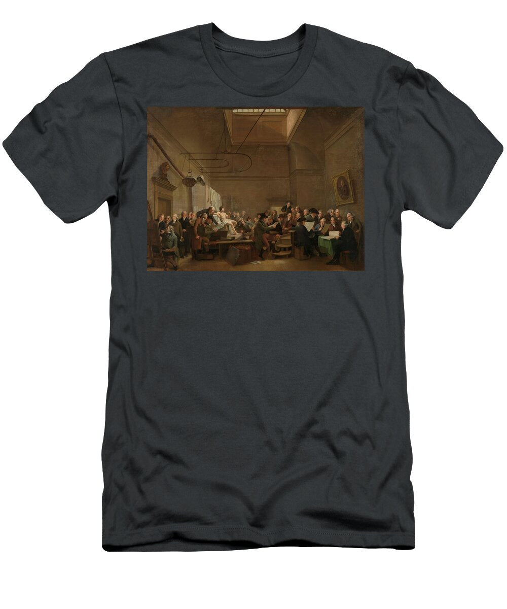 The Drawing Gallery of the Felix Meritis Society Adriaan De Lelie T-Shirt