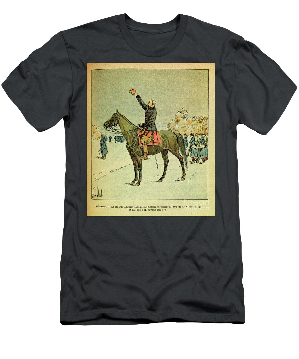 The Eastern Armee of Eugene Sergeant Known As Grenest 1871 Engraving Louis Charles Bombled T-Shirt