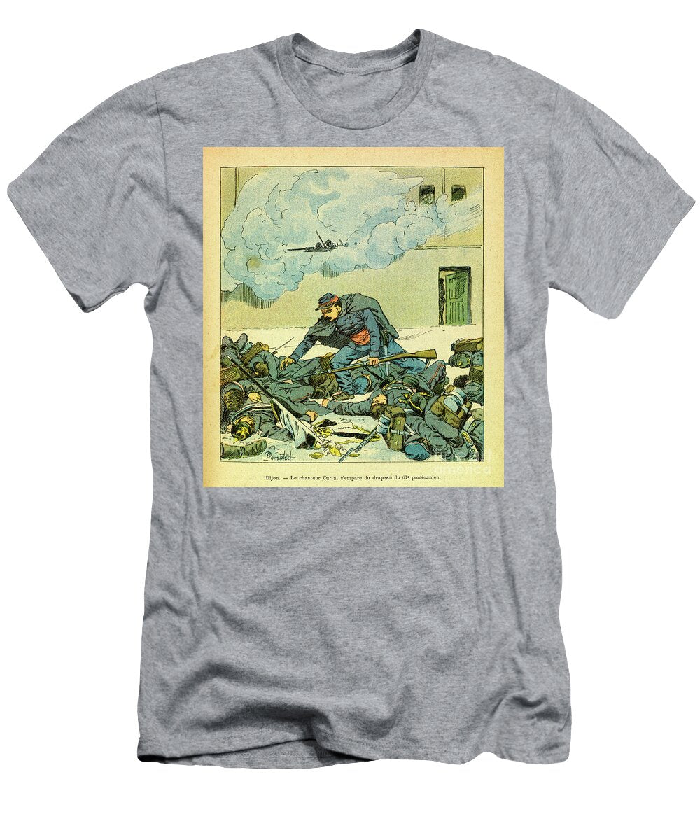 The Eastern Armee of Eugene Sergeant Known As Grenest Dijon January 1871 Engraving Louis Charles Bombled T-Shirt