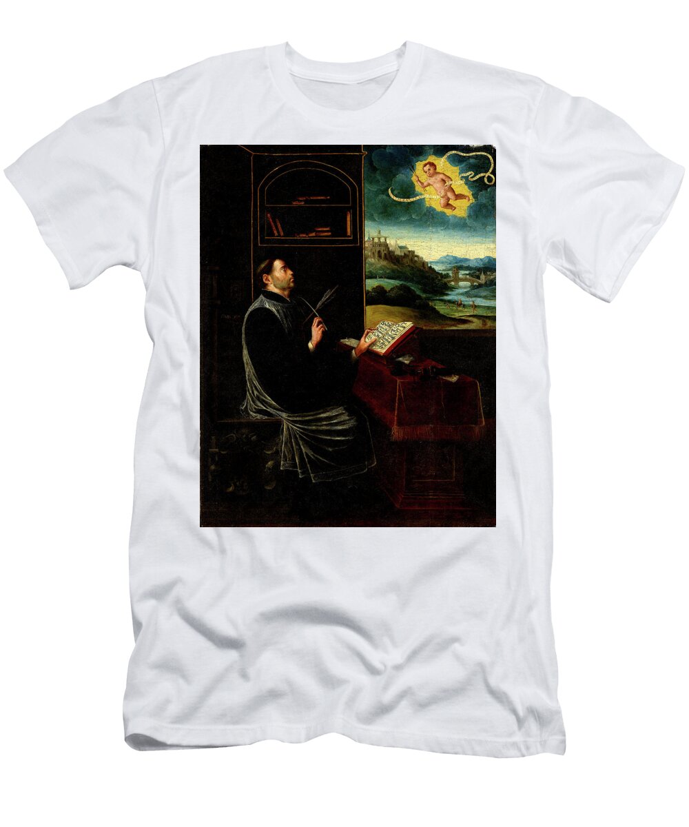 The Ecstasy of Saint Augustine Netherlandish School 16th Century T-Shirt