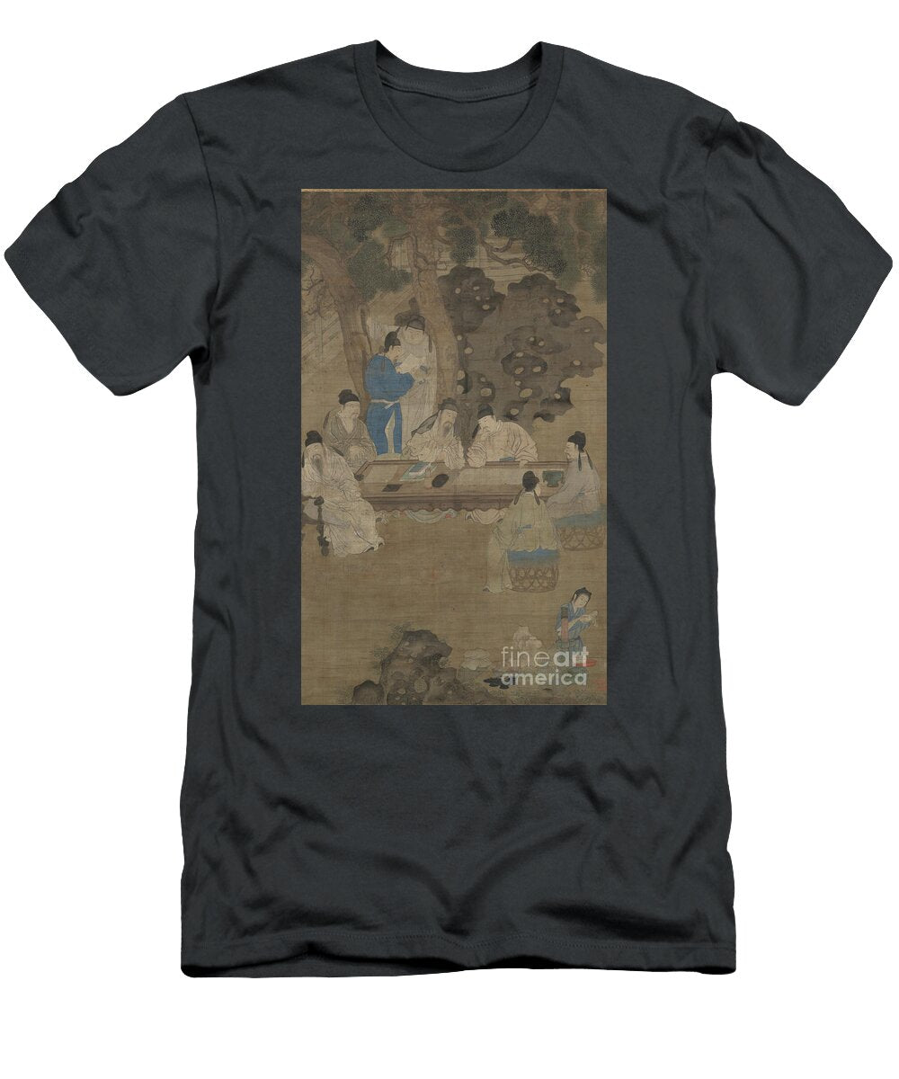 The Eighteen Scholars of Tang 17th Century Chinese School T-Shirt